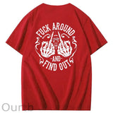 100%Gen X Pattern Print Crew Neck T-Shirt