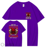 One Day Fuck It All  Pattern Print 100% Cotton T-Shirt