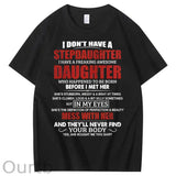 Stepdad Shirt, Fathers Day Gifts - For Stepdad, Bonus Dad Shirt From Daughter, Funny Gifts For Bonus Dad, Father's Day Shirts