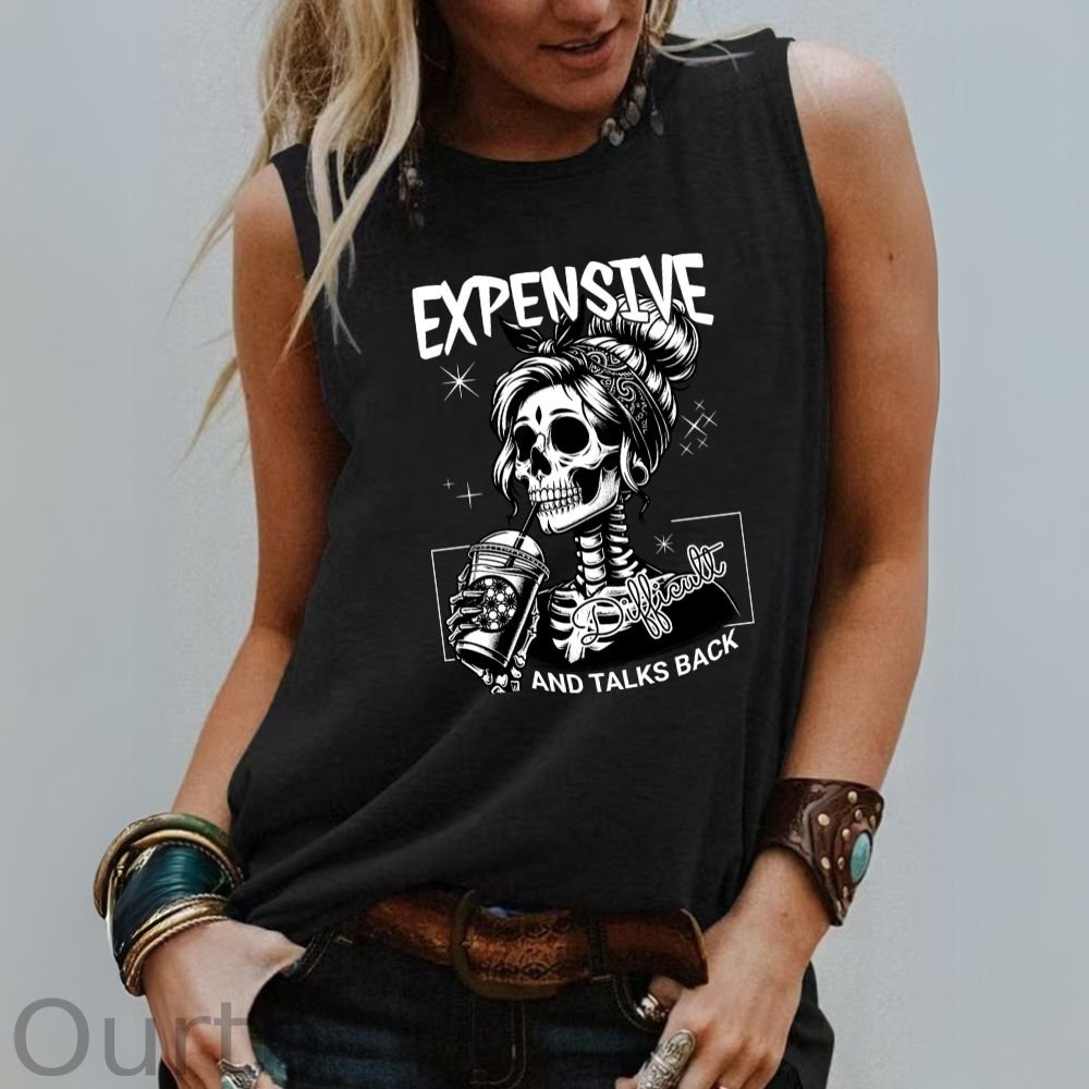 Expensive Gen X Women's Sleeveless T-Shirt, Tank Top