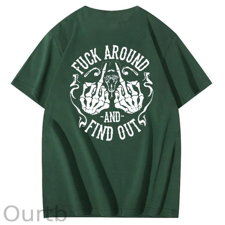 100%Gen X Pattern Print Crew Neck T-Shirt