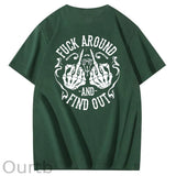 100%Gen X Pattern Print Crew Neck T-Shirt