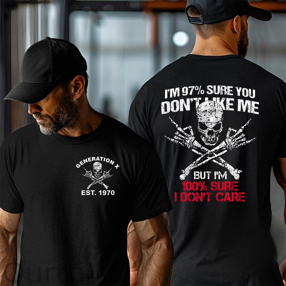 Custom I DON'T CARE GENERATION Shirt
