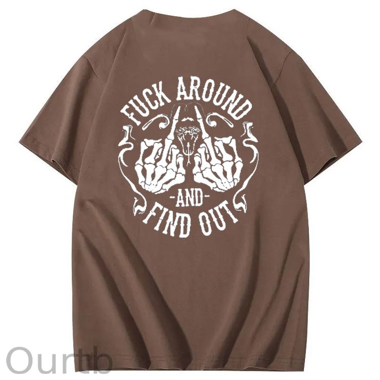 100%Gen X Pattern Print Crew Neck T-Shirt