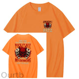 One Day Fuck It All  Pattern Print 100% Cotton T-Shirt