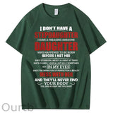 Stepdad Shirt, Fathers Day Gifts - For Stepdad, Bonus Dad Shirt From Daughter, Funny Gifts For Bonus Dad, Father's Day Shirts