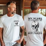 Generation X 2 Side T-shirt, My Scars Tell A Story They Are Reminders Of Times Shirt, Unisex Hoodie, Custom Year Of Birth Sweatshirt