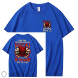 One Day Fuck It All  Pattern Print 100% Cotton T-Shirt