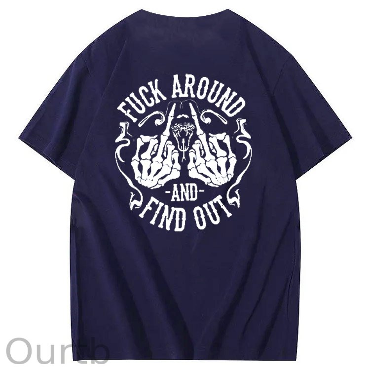 100%Gen X Pattern Print Crew Neck T-Shirt