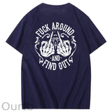 100%Gen X Pattern Print Crew Neck T-Shirt