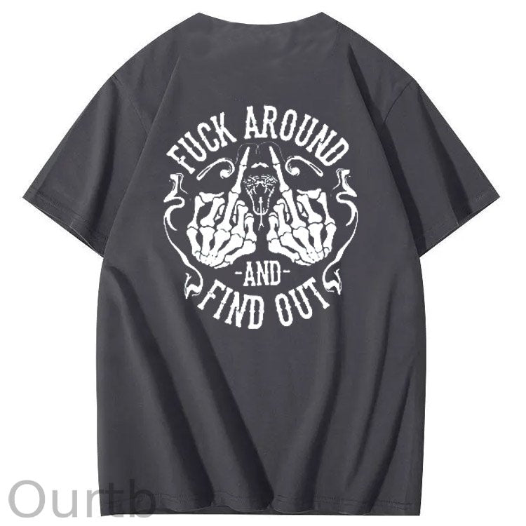 100%Gen X Pattern Print Crew Neck T-Shirt