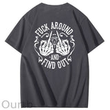 100%Gen X Pattern Print Crew Neck T-Shirt